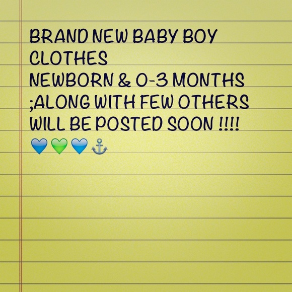 Infant baby boy clothes/items. Used 1x & NEW