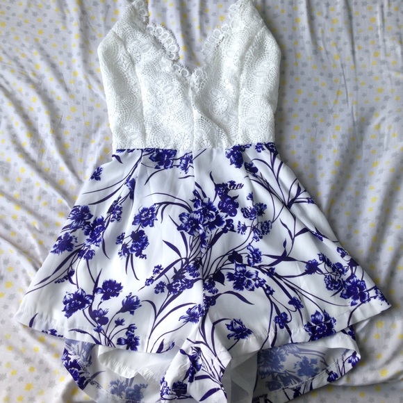 Backless Romper (Never worn)