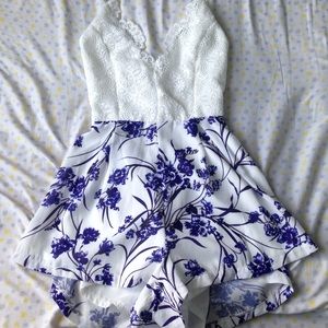 Backless Romper (Never worn)