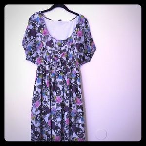 Floral and Skull Torrid Dress