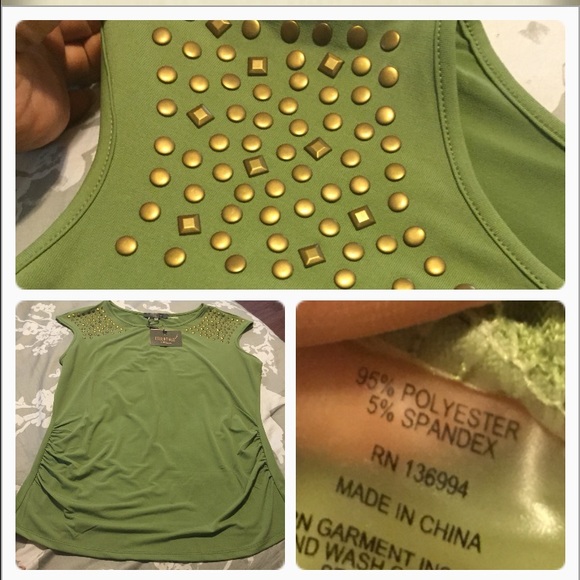 Last one 🌹Lovely olive top🌹 - Picture 2 of 4