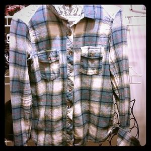 Button up plaid flannel from Wet Seal