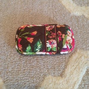 Vera Bradley Double Eyeglasses Case English Rose