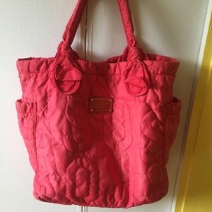 Marc by Marc Jacob tote bag in coral color