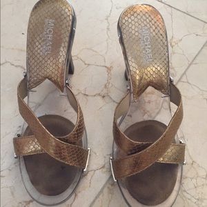 Gold Michael Kors Heels