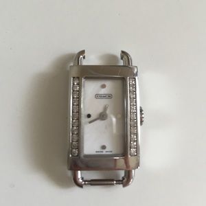 Coach diamond watch face