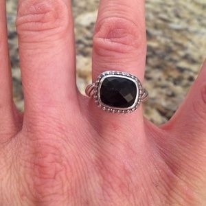 David Yurman Black Onyx Noblesse Ring