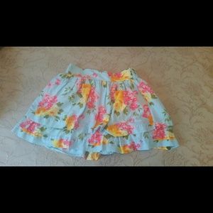 A&F Bright Floral Skirt! 🌹🌼