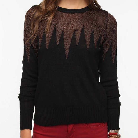 Lucca Couture Metallic sweater