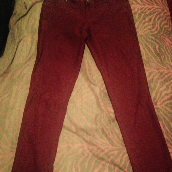 Mahogany skinny jeans