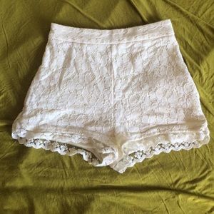 Urban outfitter lace shorts