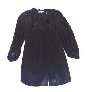 Rebecca Taylor black silk blouse, size 0