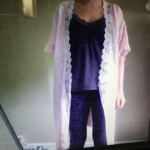 Pink lacy Summer Robe