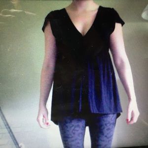 Deep V Hi-low Top
