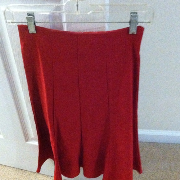 Red tight fitting skirt. Wet Seal