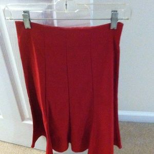 Red tight fitting skirt. Wet Seal