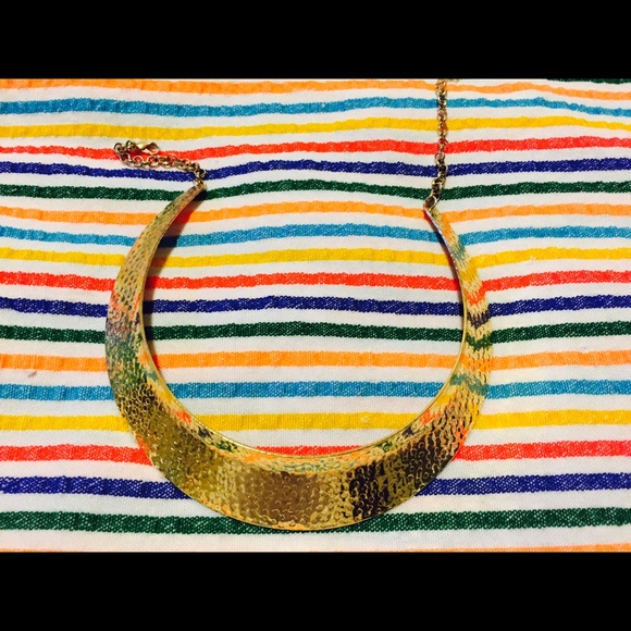 Gold Choker Type Necklace