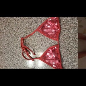 Victoria's secret sparkly bikini top