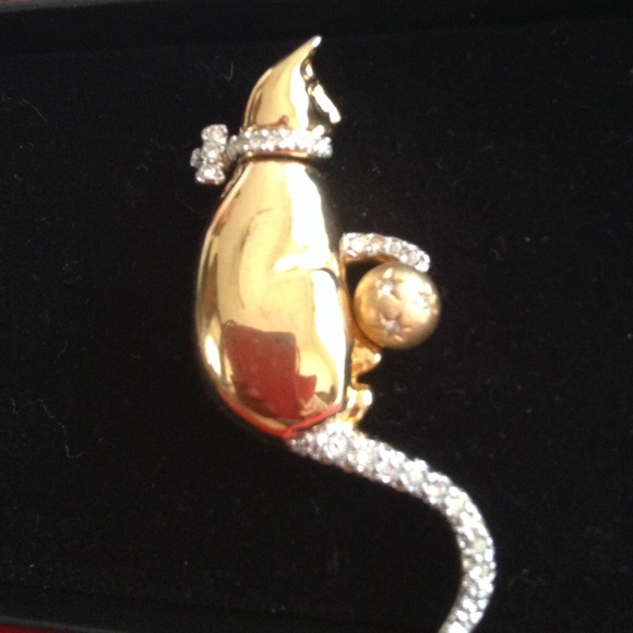 A beautiful 10k gold pin.