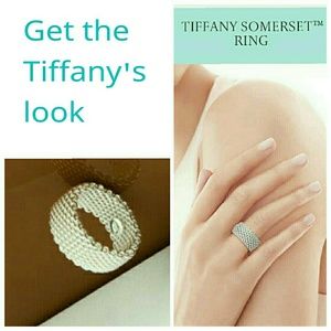 Beautiful Tiffany's Style Net Ring