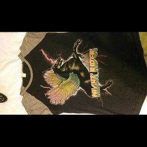 Night Rider Baseball Tee