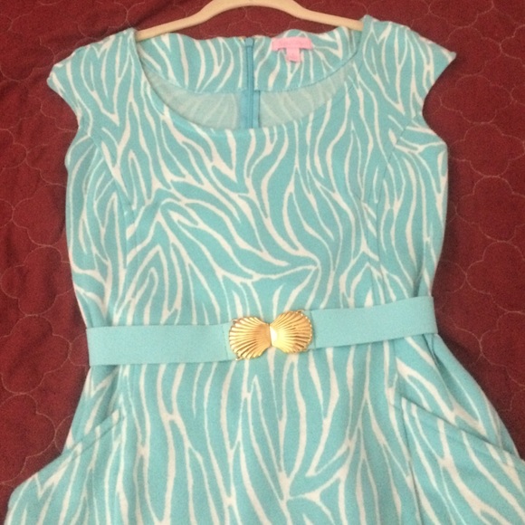 Lilly Pulitzer skirt and belt - Picture 4 of 4