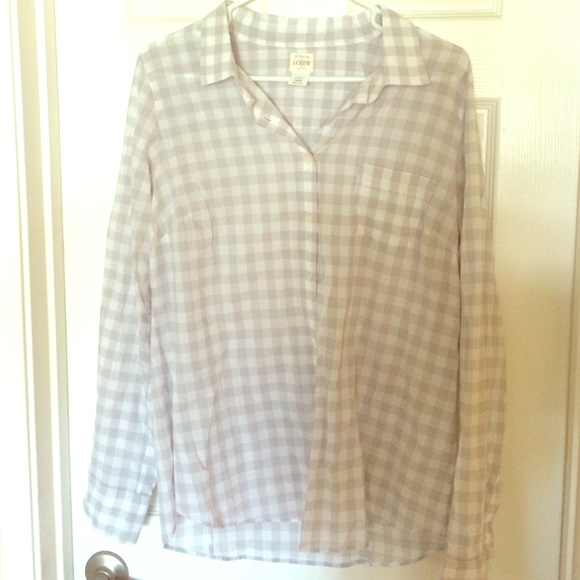 J. Crew Plaid shirt Sz L
