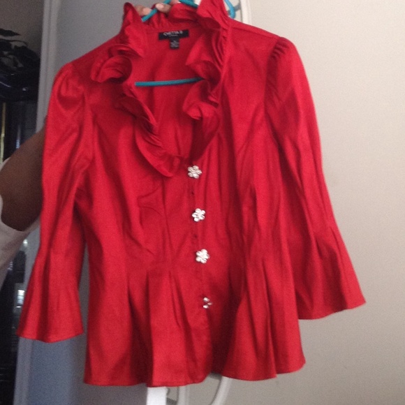 Beautiful red blouse