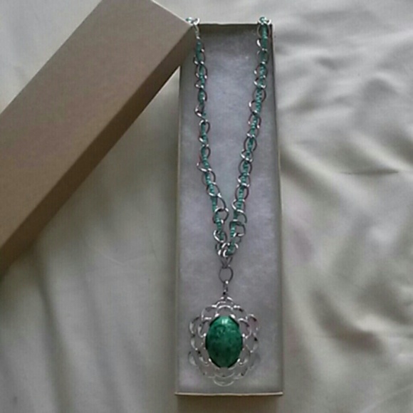 Turquoise blue necklace