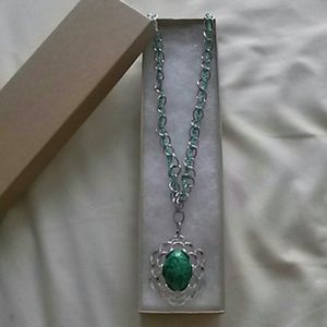 Turquoise blue necklace