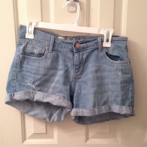 Boyfriend Style Denim Shorts