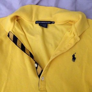 Long sleeve fitted polo. Ralph Lauren. Brand new!
