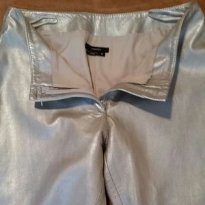 Beautiful shimmering leather pants