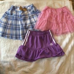 Girls size 5 / 5/6 skirts & Skorts