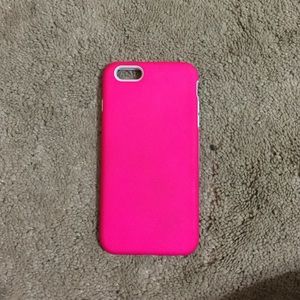 Hot pink iPhone 6 plus case