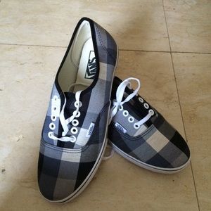 Vans woven plaid
