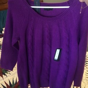 Purple Worthington Sweater