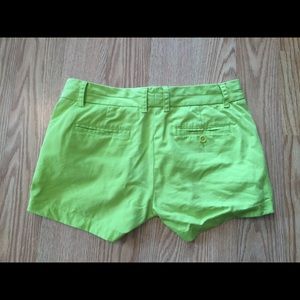 Bright Green Chino Shorts