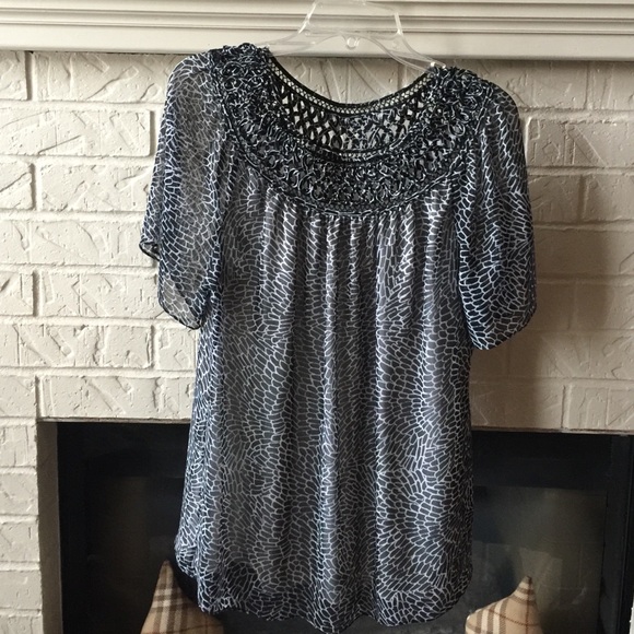 Coldwater Creek Tops - Black and white top