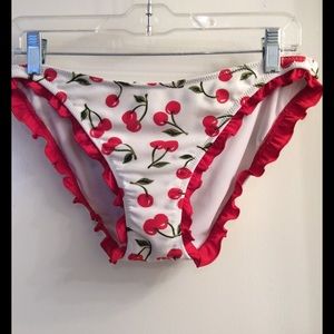 Shoshanna 15th Anniversary Cherry Bikini Bottom