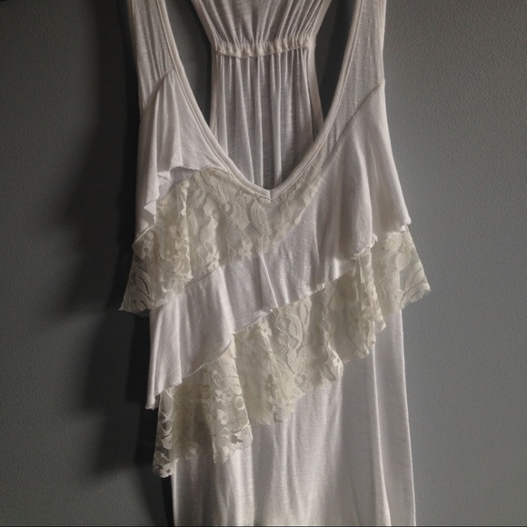 Layered white & cream Tanktop