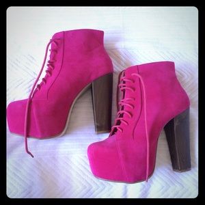 Fuschia Jeffery Campbell lookalikes