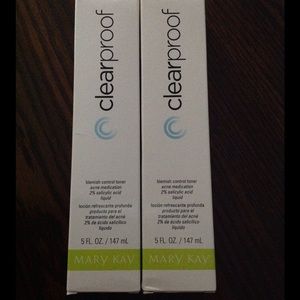 Two Mary Kay Clear Proof Blemish Control Toners