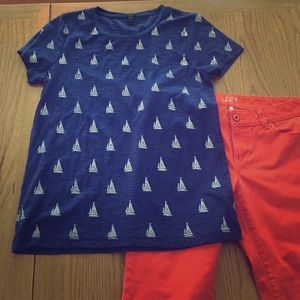 J. Crew Sailboat Tee