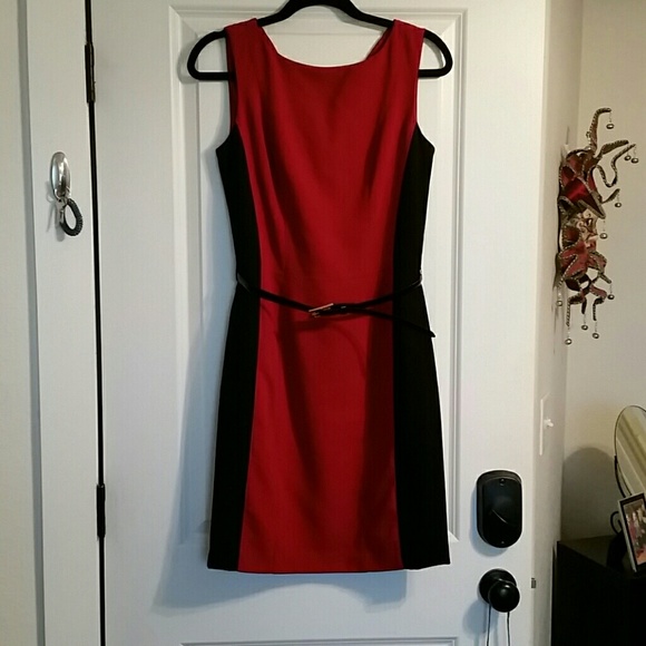 Black and Red Dress