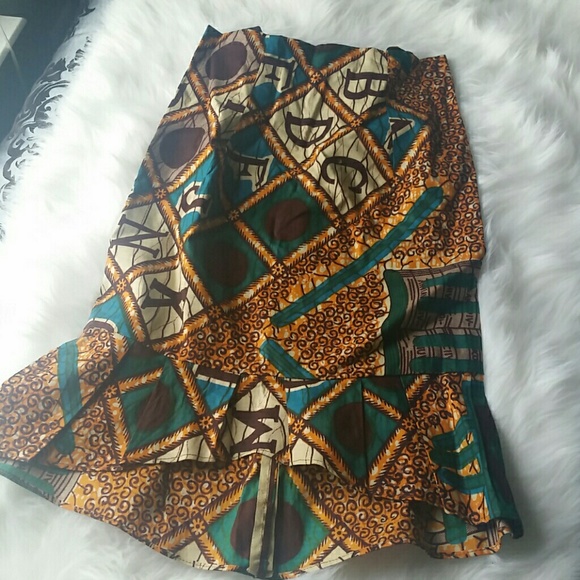 African Print Skirt