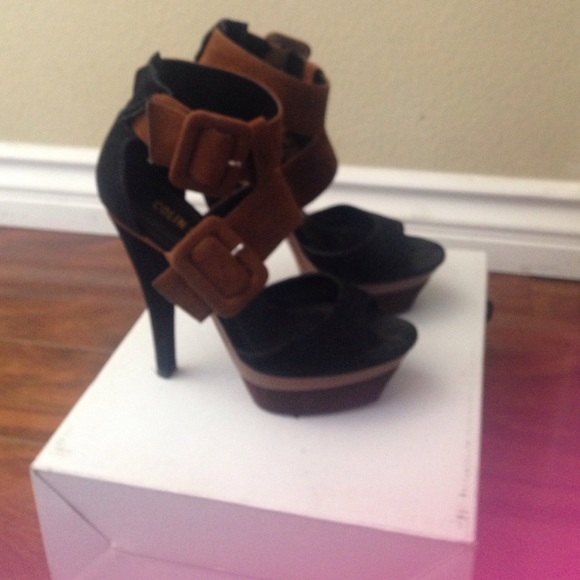 Colin Stuart thick platform heels