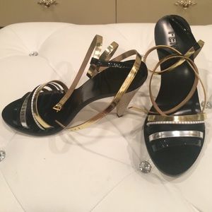 Fendi strappy sandals 38.5