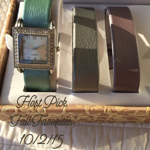 Interchangeable Square Crystal Watch
