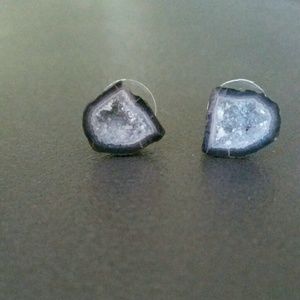 Geode earrings